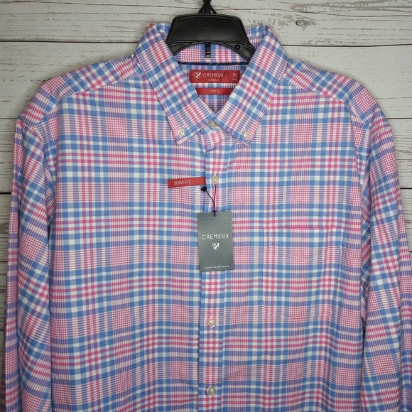DANIEL CREMIEUX CLASSICS MEN'S XL PLAID SHIRT